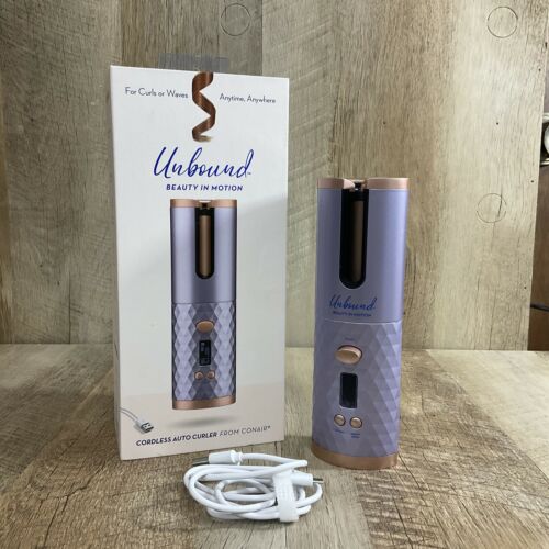 AS IS - See Notes - Unbound Cordless Auto Curler From Conair (6922724901047)